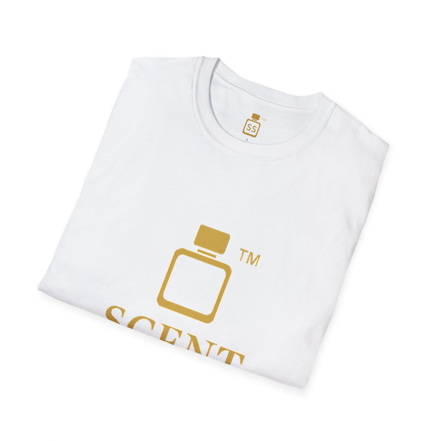 Scent Syndicate™ Signature Gold Tee – White