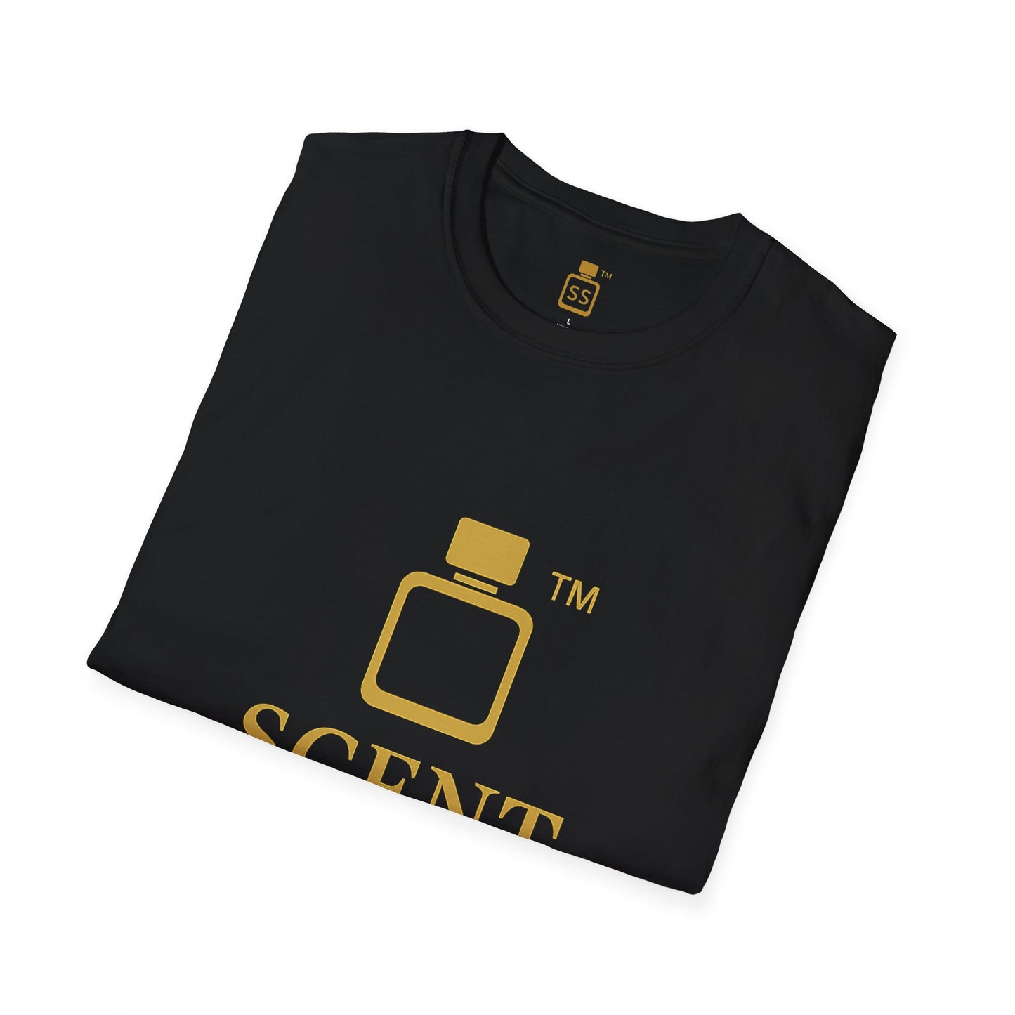 Scent Syndicate™ Signature Gold Tee – Black