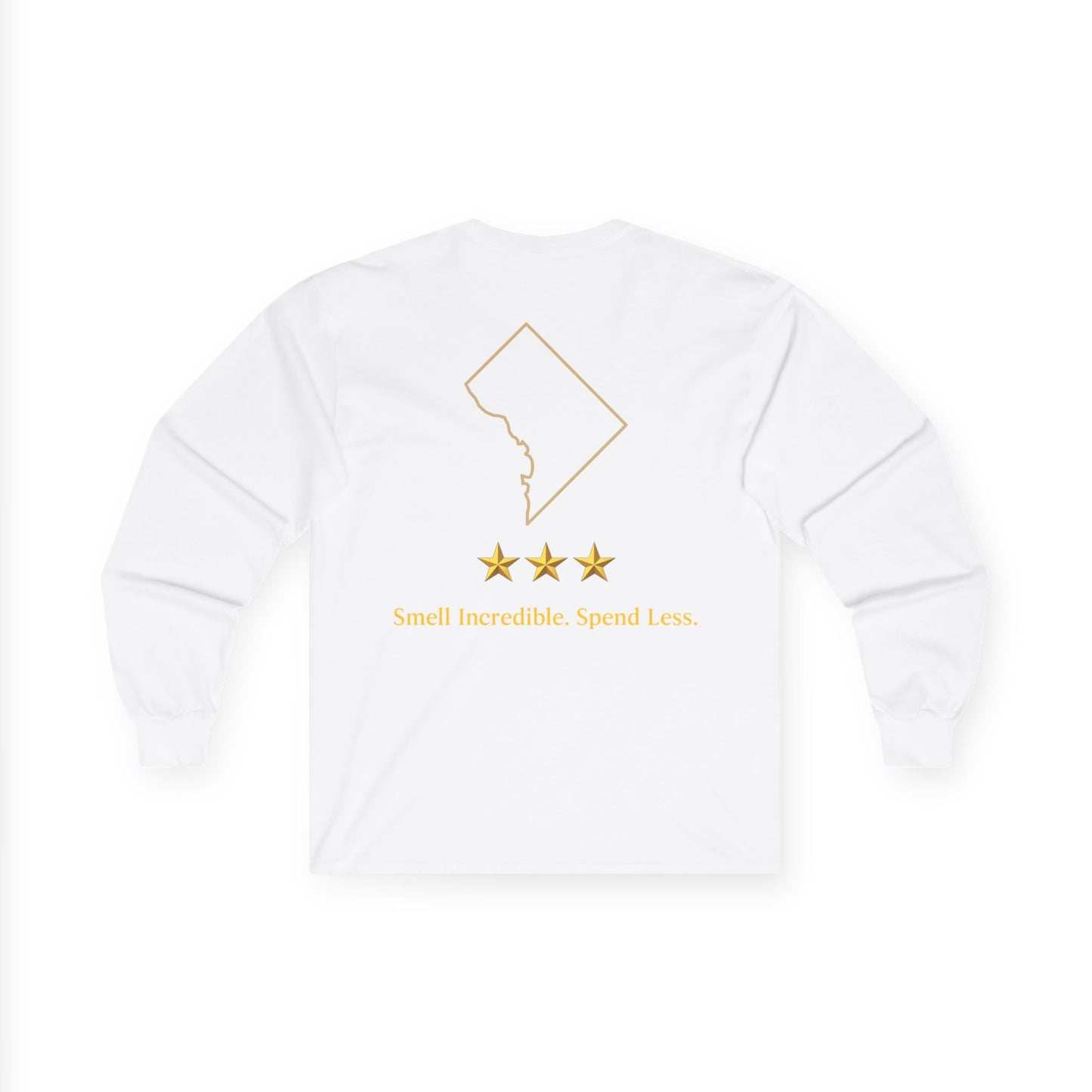 Scent Syndicate™ Signature Gold Crewneck – White