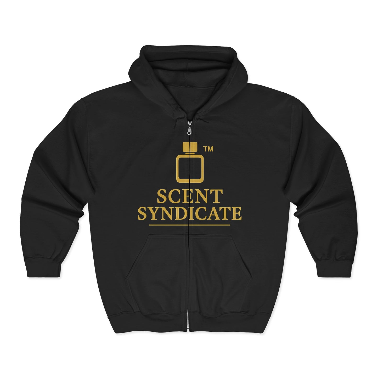 Scent Syndicate™ Signature Gold Zip-Up Hoodie