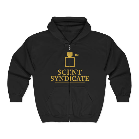 Scent Syndicate™ Signature Gold Zip-Up Hoodie