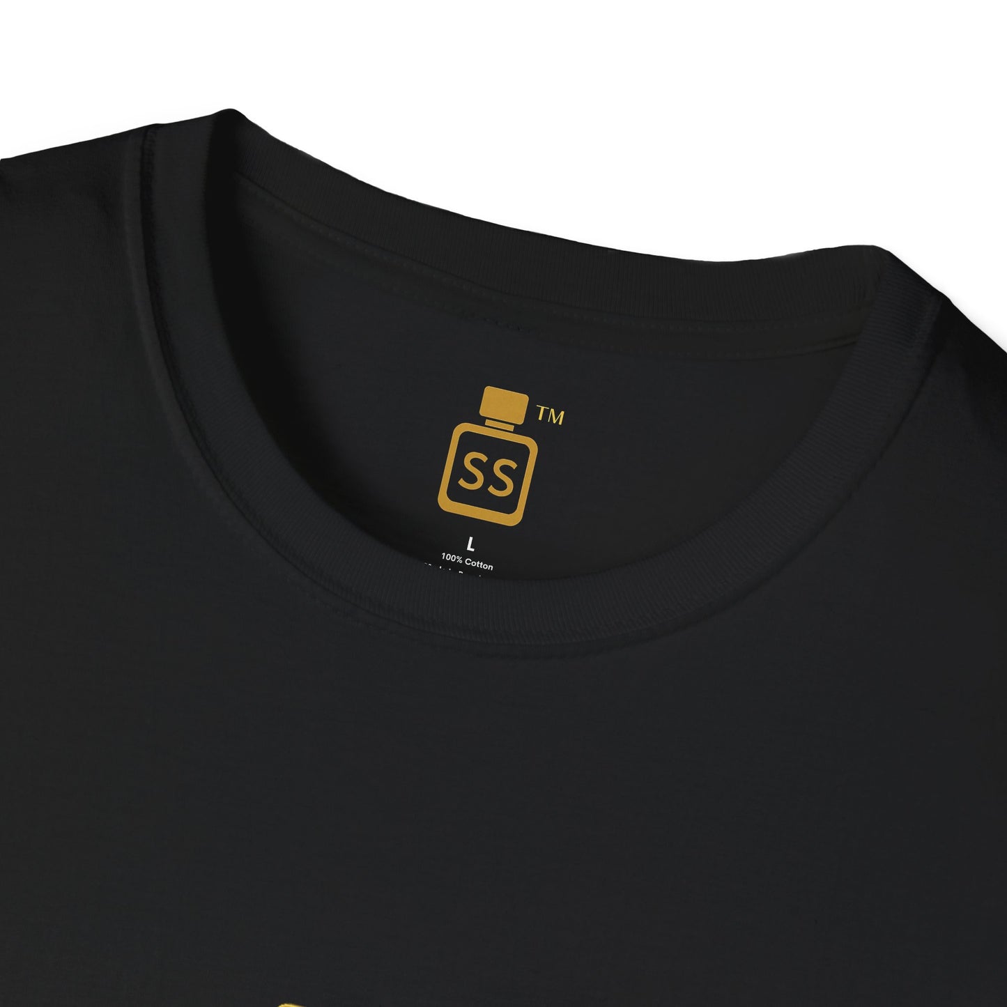 Scent Syndicate™ Signature Gold Tee – Black