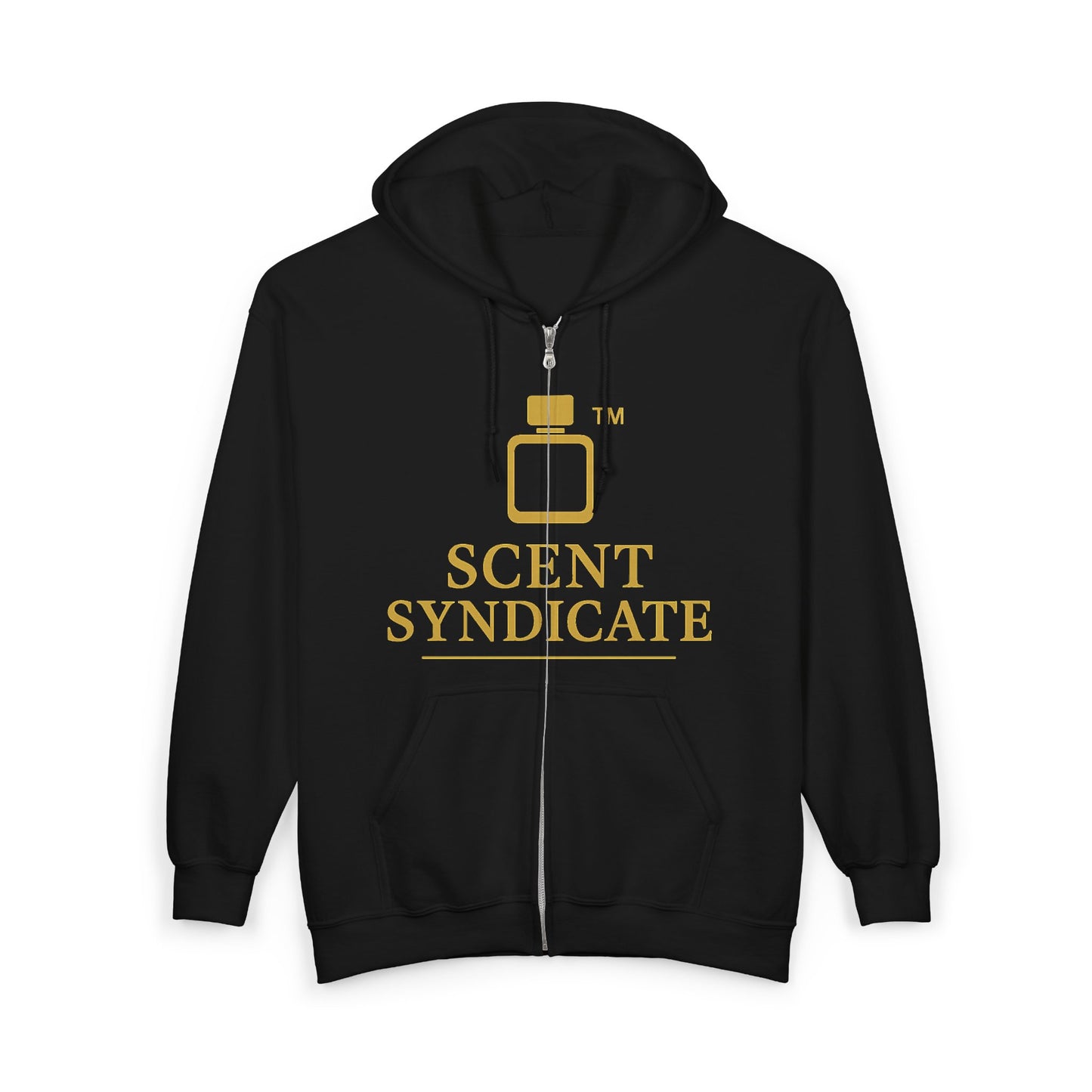 Scent Syndicate™ Signature Gold Zip-Up Hoodie