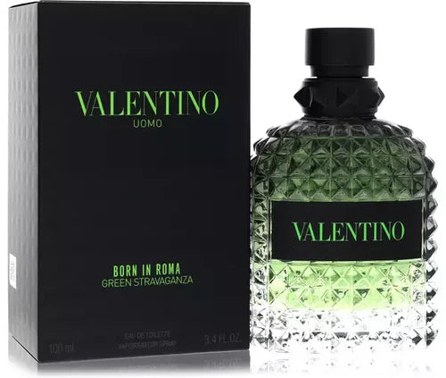 Valentino Uomo Born in Roma Green Stravaganza Eau de Toilette 3.4 oz