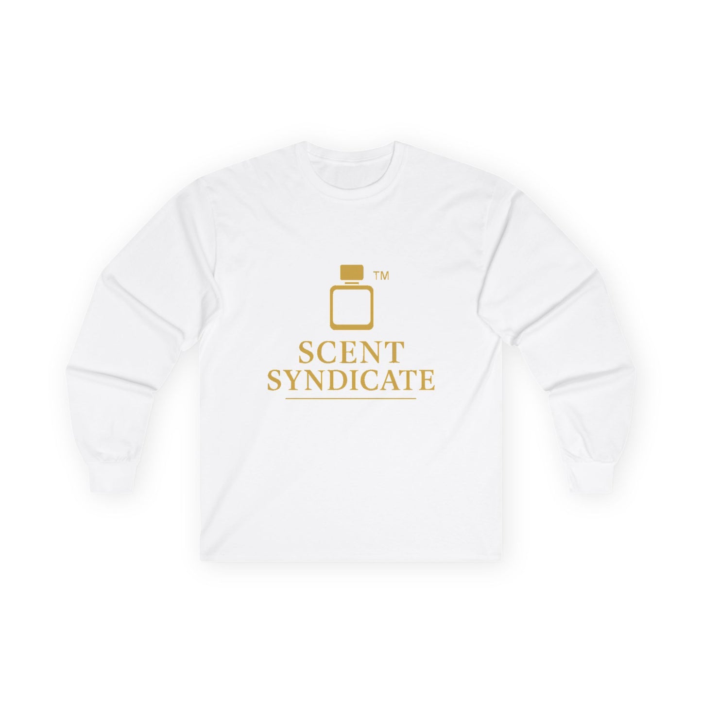 Scent Syndicate™ Signature Gold Crewneck – White