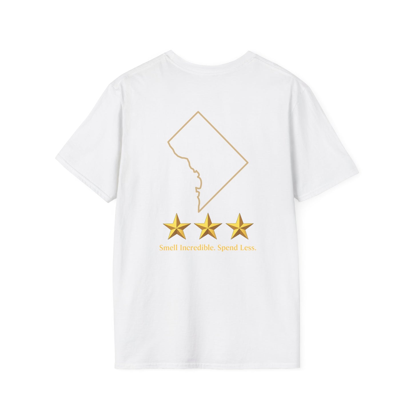 Scent Syndicate™ Signature Gold Tee – White