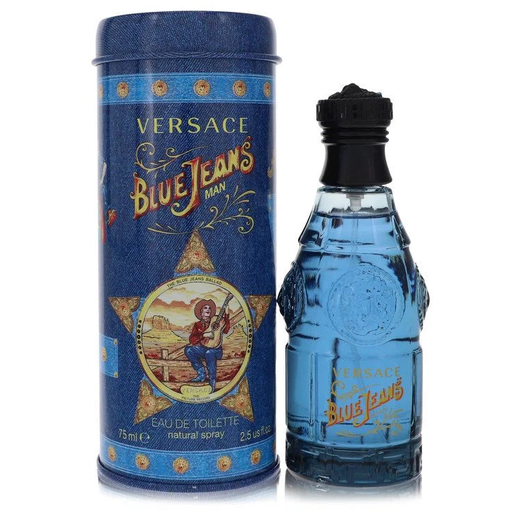 Versace Blue Jeans Cologne – 2.5 oz (75 ml) Eau de Toilette Spray