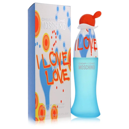 Moschino Cheap & Chic I Love Love for Women – 3.4 oz / 100 mL Eau de Toilette Spray